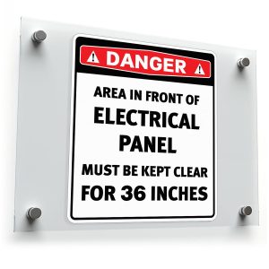 Danger Electrical Panel Safety Sticker