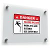 Danger Falling Hazard Safety Sticker