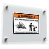 Danger Fishing Flies Warning Sticker