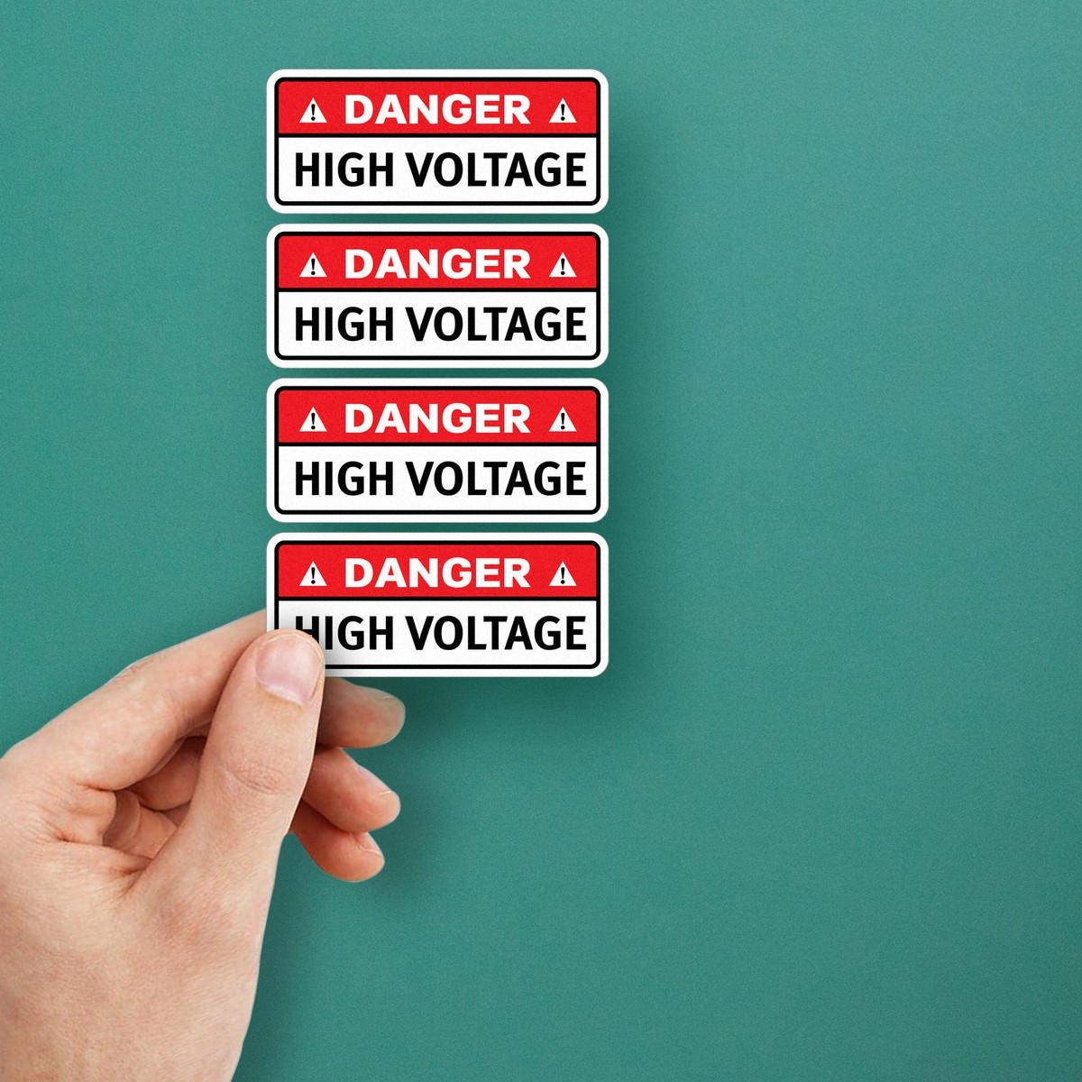 Danger: High Voltage Safety Stickers 6 Danger: High Voltage Safety Stickers - Image 4