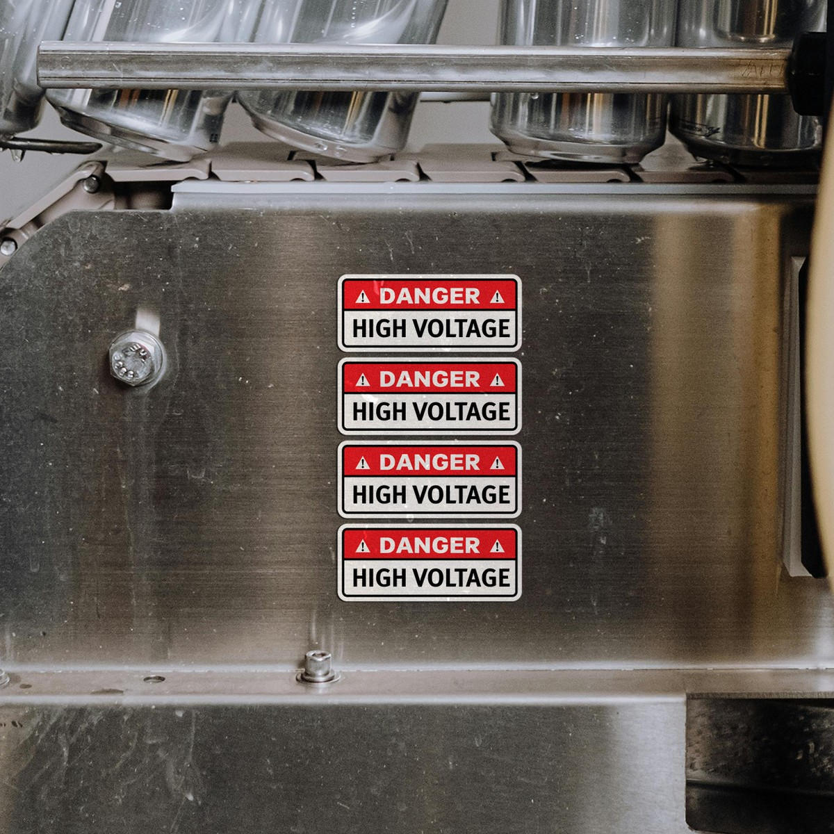 Danger: High Voltage Safety Stickers 5 Danger: High Voltage Safety Stickers - Image 3