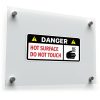 Danger Hot Surface Do Not Touch Sticker 1