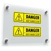 Danger Keep Hands Clear Safety Sign Sticker