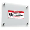 "Danger Moving Parts" Warning Sticker