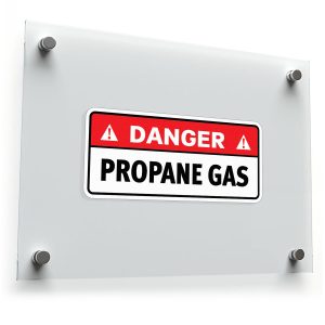 Danger Propane Gas Warning Sticker