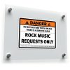 Danger Rock Music Requests Only Sticker