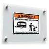 Danger - Stay Away From My Caravan Sticker 1