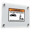 Danger Stay Away From My Beetle Sticker