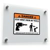 Danger Stay Away From My Tools Warning Sticker 1