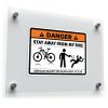 Danger: Stay Away From My Bike Sticker