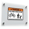 Danger Stay Away From My Bike Sticker