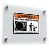 Danger Stay Away from DJ's Decks Vinyl Sticker 1