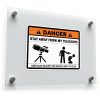 Danger: Stay Away from My Telescope Warning Sticker 1
