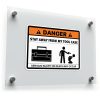 "Danger: Stay Away from My Tool Case" Funny Sticker