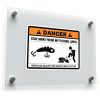 Danger Stay Away from My Fishing Lures Vinyl Sticker
