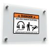 Danger Stay Away from My Headphones Sticker
