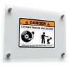 Danger Vinyl Record Warning Sticker 1