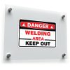 Danger: Welding Area Vinyl Decal