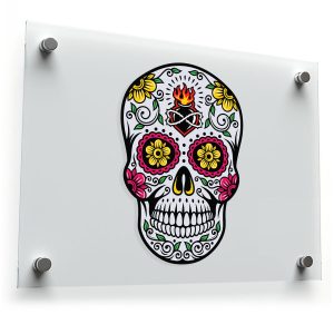 Day of the Dead Sugar Skull Decal