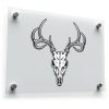 Deer Skull with Antlers Sticker 1