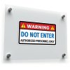 "Do Not Enter" Warning Sticker 1