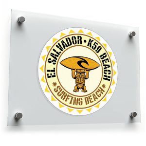 El Salvador K59 Beach Surfing Sticker
