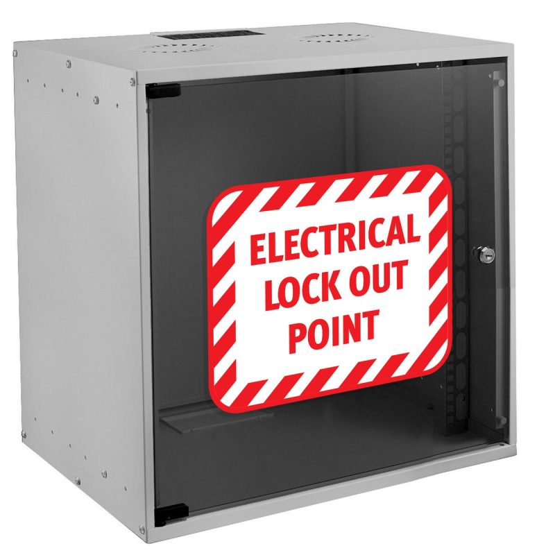 Electrical Lock Out Point Safety Vinyl Decal - Stickers Factory
