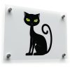 Elegant Black Cat Vinyl Decal 1