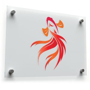 Elegant Koi Fish Vinyl Sticker