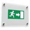 Emergency Exit Right Arrow Sticker