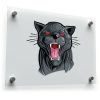 Fierce Black Panther Head Sticker