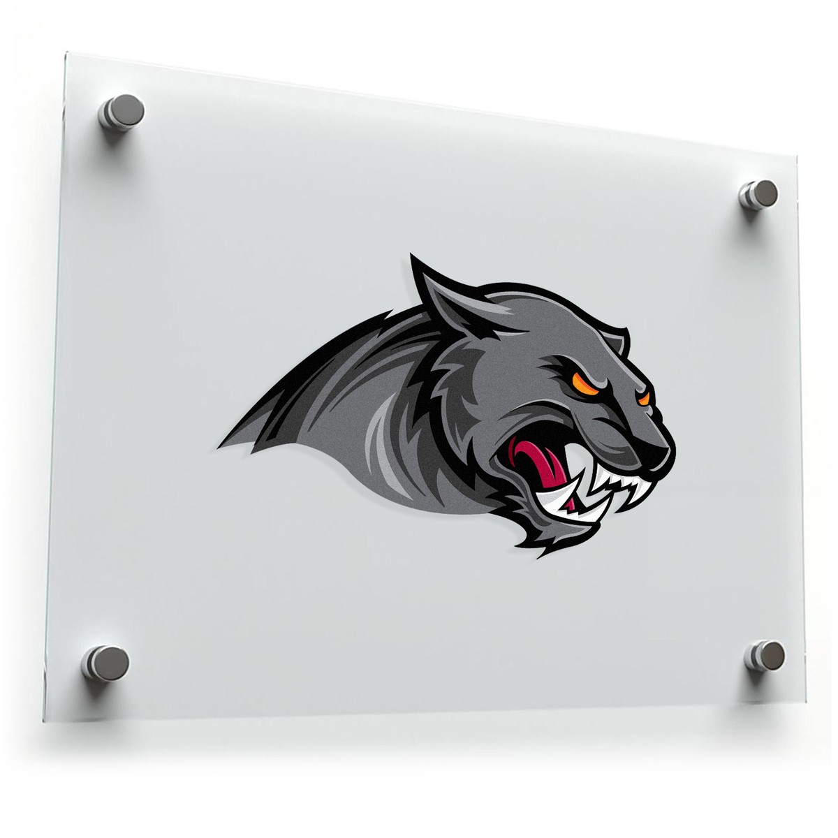 Fierce Panther Head Vinyl Decal 3 Fierce Panther Head Vinyl Decal