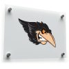 Fierce Raven Mascot Vinyl Sticker 1