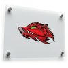 Fierce Red Boar Head Vinyl Sticker 1
