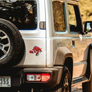 Alternative view of Fierce Red Warthog Vinyl Decal