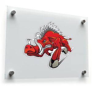 Fierce Red Warthog Vinyl Decal
