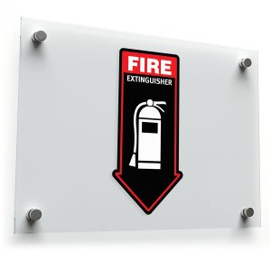 Fire Extinguisher Location Vinyl Decal
