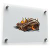 Flaming T-Bone Steak Sticker – Bold BBQ