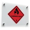 "Flammable Liquid" Hazard Warning Sticker