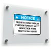 Forklift Safety Inspection Notice Sign 1