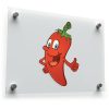 Funny Chili Pepper Cartoon Sticker 1