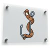 Funny Worm on a Hook Sticker