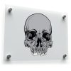 Grim Skull Silhouette Vinyl Decal 1