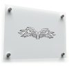 Hand Drawn Angel Wings Vinyl Sticker