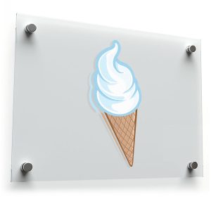 Ice Cream Cone Vinyl Sticker