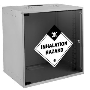 Alternative view of Inhalation Hazard Warning Sign Sticker