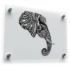 Intricate Elephant Head Mandala Sticker 1