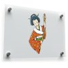 Japanese Geisha with Katana Sticker