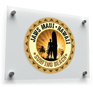 Jaws Maui Hawaii Surfing Beach Decal