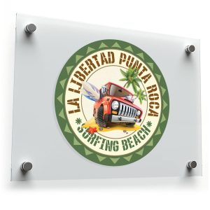 La Libertad Punta Roca Surfing Beach Vinyl Sticker